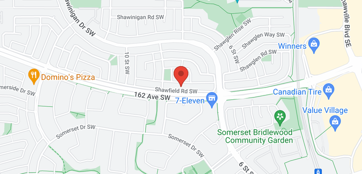 map of 189 SHAWFIELD RD SW